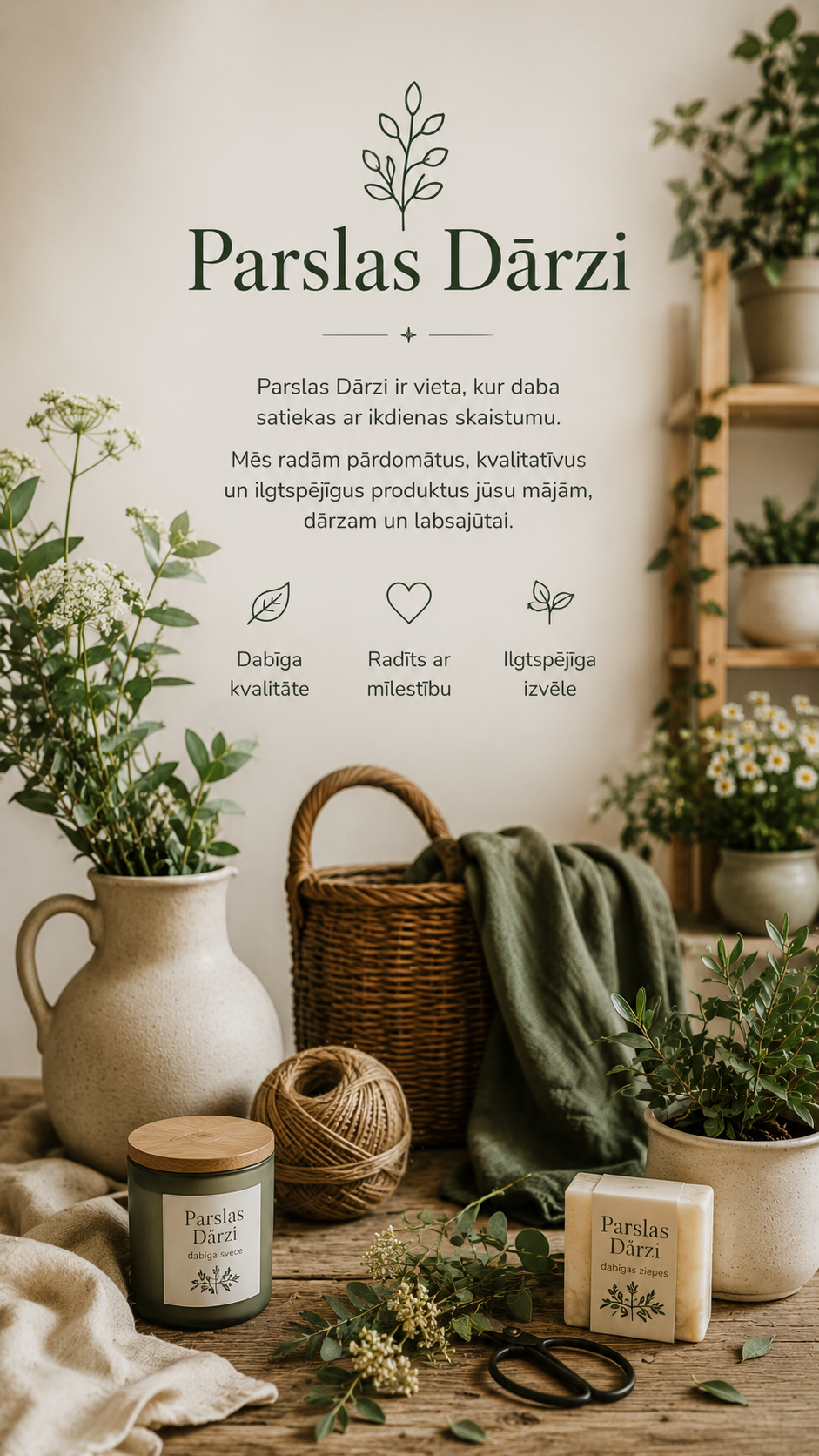 Radīts ar Pārslas Dārzi sajūtu
